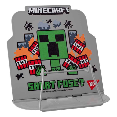 Підставка для книг фігурна Yes Minecraft 470512, метал з висічкою