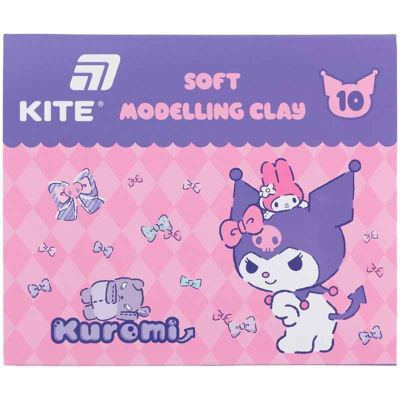 Пластилін Kite Kuromi HK24-084, 10 кольорів, 200 г