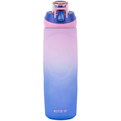 Пляшечка для води Kite K24-1200-2, 760 мл, фіолетово-рожева