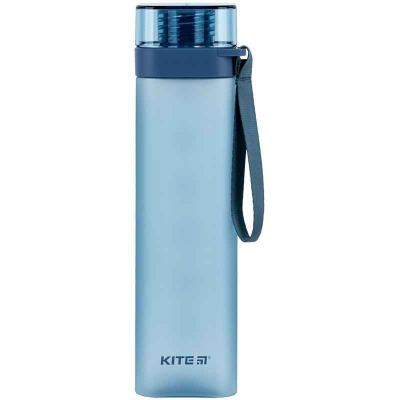 Пляшечка для води квадратна Kite K24-1210-1, 700 мл, синя