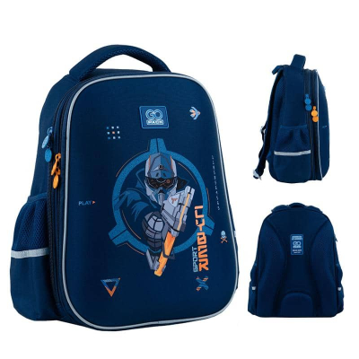 Рюкзак GoPack Education напівкаркасний GO24-165M-8 Cyber Game