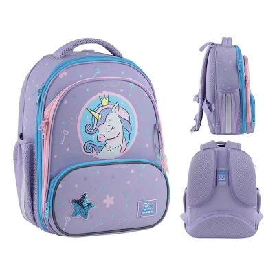 Рюкзак шкільний каркасний GoPack Education Fairytale Unicorn GO25-597M-3