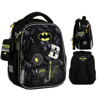 Рюкзак шкільний каркасний Kite Education DC Batman DC25-555S