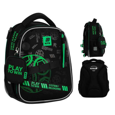 Рюкзак шкільний каркасний Kite Education Play&Win K25-555S-2