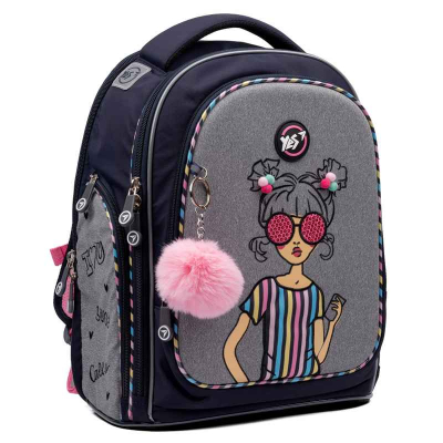 Рюкзак шкільний напівкаркасний YES S-84 Girls style, 552385