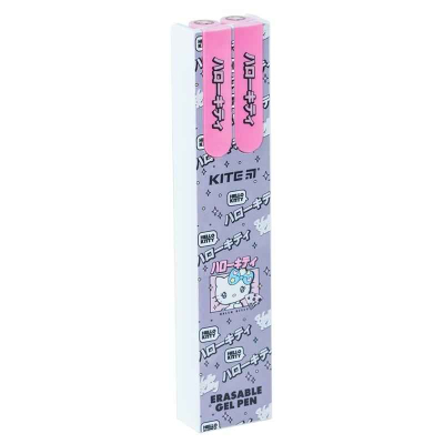 Ручка гелева "пиши-стирай" Kite Hello Kitty HK24-069-2, синя, 2 шт. у пеналі