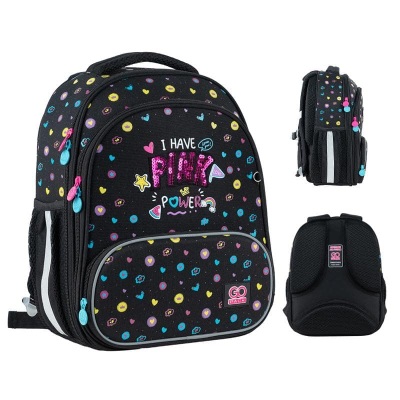 Рюкзак GoPack Education каркасний GO24-597M-2 Pink Power
