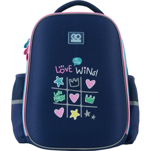 Рюкзак GoPack Education напівкаркасний GO23-165M-2 Love wins!