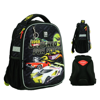 Рюкзак шкільний каркасний Kite Education Hot Wheels HW24-555S