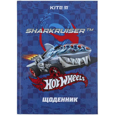 Щоденник шкільний Kite Hot Wheels HW24-262-1, тверда обкладинка
