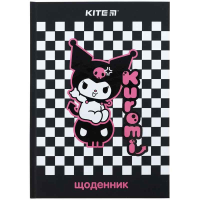 Щоденник шкільний Kite Kuromi HK24-262-3, тверда обкладинка