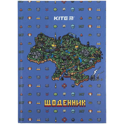 Щоденник шкільний Kite Map K24-262-4, тверда обкладинка