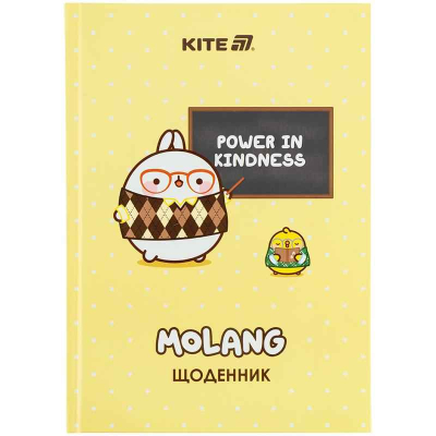 Щоденник шкільний Kite Molang ML25-262, тверда обкладинка