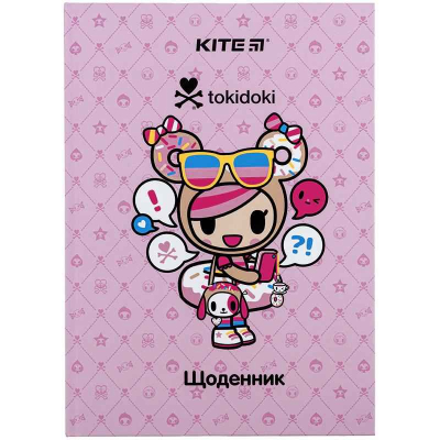 Щоденник шкільний Kite tokidoki TK24-262-1, тверда обкладинка