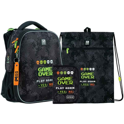 Шкільний набір Kite Game Over SET_K24-531M-6 (рюкзак, пенал, сумка)