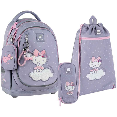 Шкільний набір Kite Hello Kitty SET_HK25-724S (рюкзак, пенал, сумка)