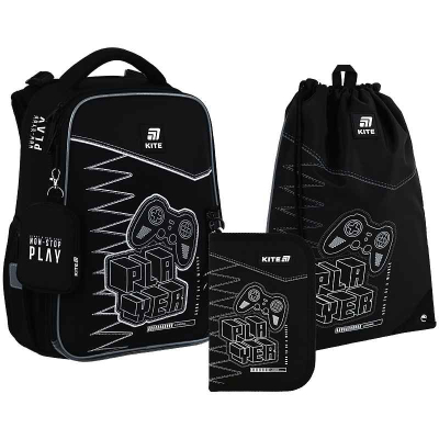Шкільний набір Kite Player SET_K25-531M-3 (рюкзак, пенал, сумка)