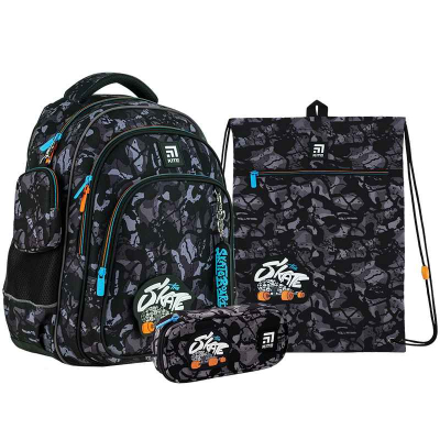 Шкільний набір Kite Skate SET_K24-763M-4 (рюкзак, пенал, сумка)