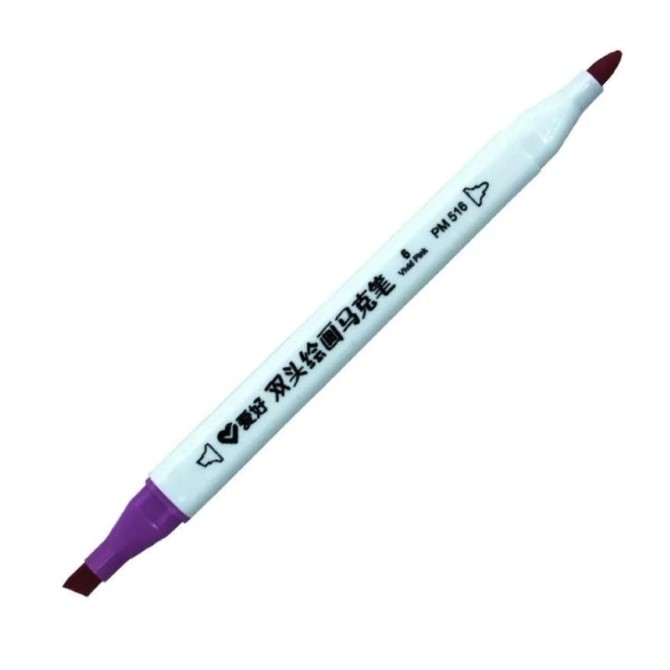 Скетч Маркери двосторонні "AIHAO" AH516-12, 12шт