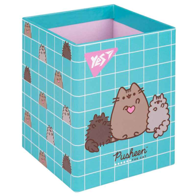 Стакан для письмового приладдя Yes Pusheen 708216, картон