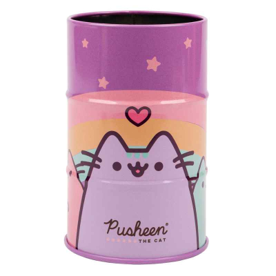 Стакан-підставка бочка YES Pusheen 470505, метал