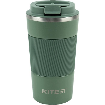 Термокружка Kite K23-458-08, 510 мл, сіро-зелена