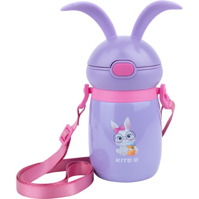 Термос Kite Rabbit K21-377-02, 350 мл, фіолетовий