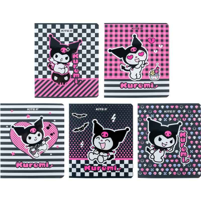 Зошит шкільний Kite Kuromi HK24-238, 24 аркуша, клітинка
